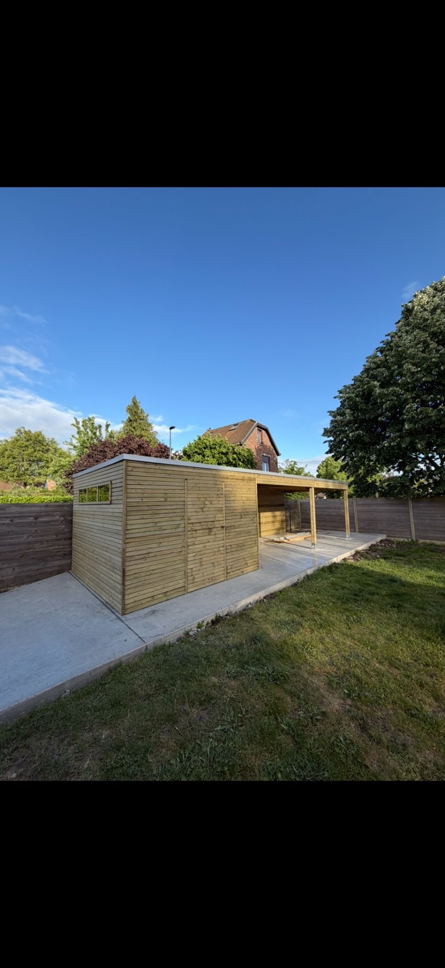 Houten tuinhuis op maat